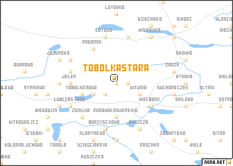 map of Tobółka Stara