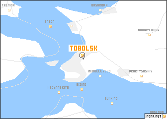 map of Tobol\