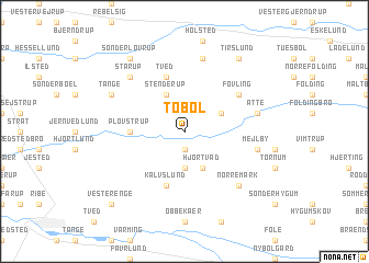 map of Tobøl