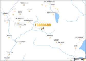 map of Tobongon