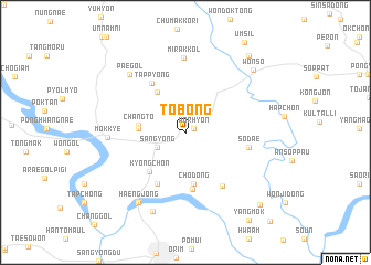 map of Tobong