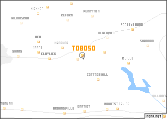 map of Toboso