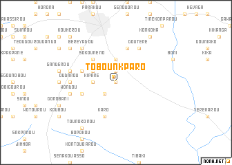 map of Tobounkparo