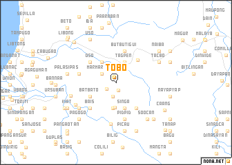 map of Tobo