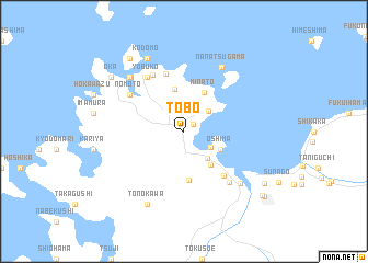 map of Tōbō