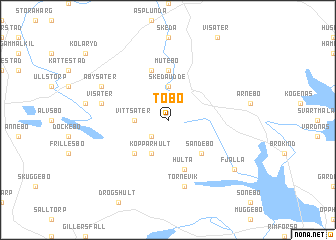 map of Tobo