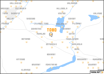 map of Tobo