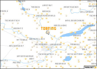 map of Töbring