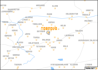 map of Tobrova