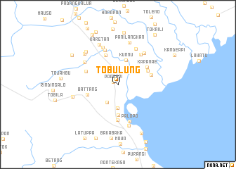 map of Tobulung