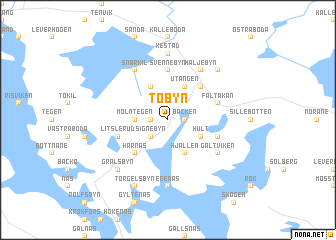 map of Tobyn