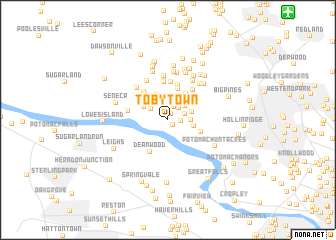 map of Tobytown