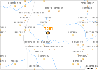 map of Toby