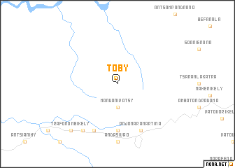 map of Toby