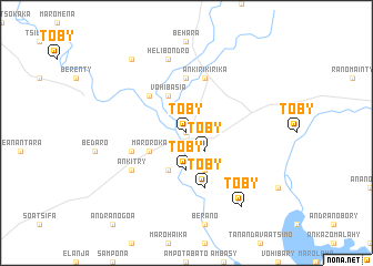 map of Toby