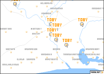 map of Toby