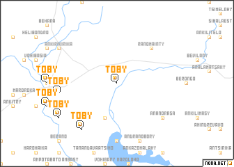 map of Toby