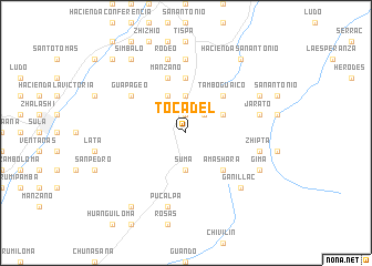 map of Tocadel