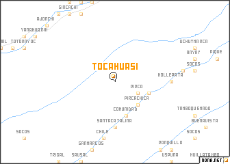 map of Tocahuasi