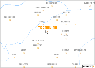 map of Tocahuina