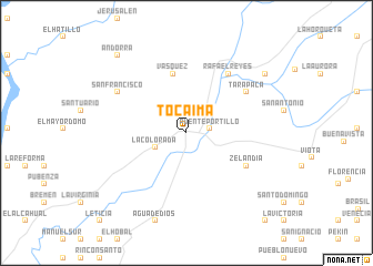 map of Tocaima