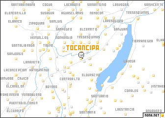 map of Tocancipá