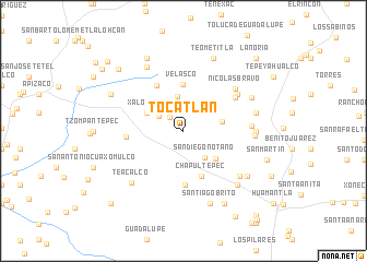 map of Tocatlán