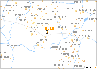 map of Tocca