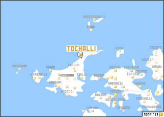 map of Toch\