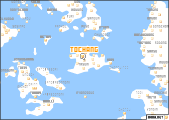 map of Toch\