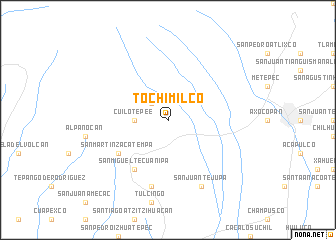 map of Tochimilco