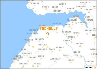 map of Toch\