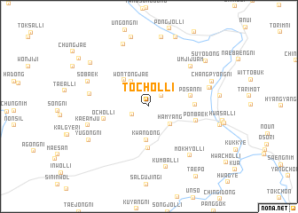 map of Toch\