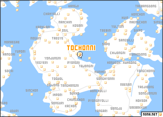 map of T\