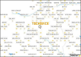 map of Tochovice