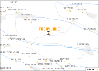 map of Tochylove