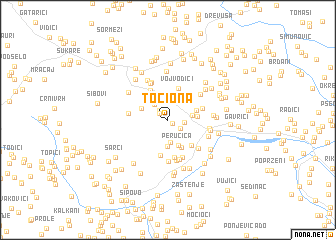 map of Točiona