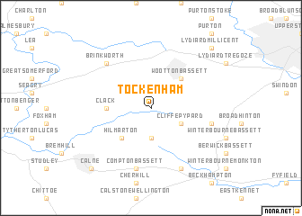 map of Tockenham