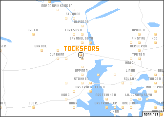 map of Töcksfors
