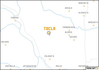 map of Tocla