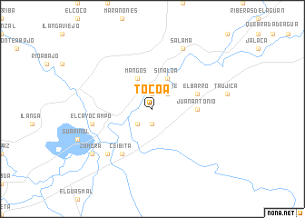 map of Tocoa