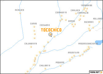 map of Toco Chico