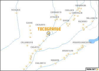 map of Toco Grande