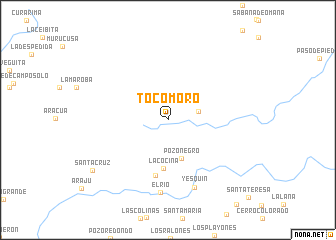 map of Tocomoro