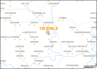 map of Toconala