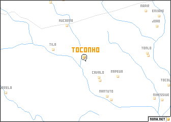 map of Toconho