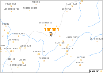 map of Tocoro