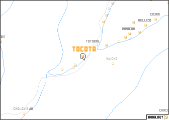 map of Tocota