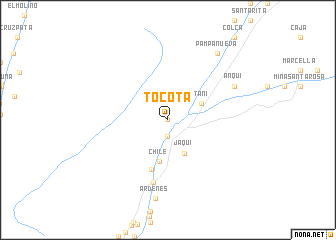 map of Tocota