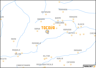 map of Tocova